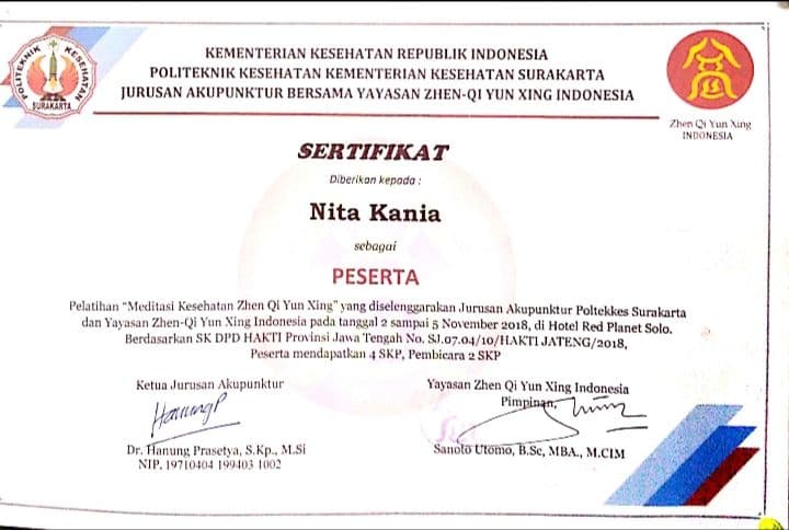 Meditasi Kesehatan Zhen Qi Yun Xing